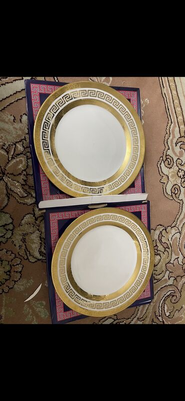 набор тарелок: Тарелки, Набор из 2 шт., Фарфор