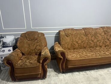Комплекты мягкой мебели: Комплект мягкой мебели, Б/у, Самовывоз, цвет - Коричневый — 16