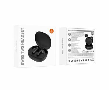 Вокальные микрофоны: Наушники BOROFONE BW65 Deseo true wireless BT headset (black) 1