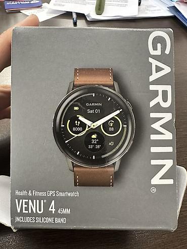 Garmin: Garmin Venu 4, 45 мм С дополнительным кожаным ремешком В идеальном — 1