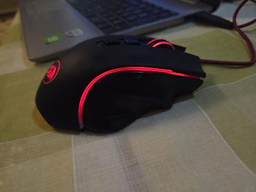 sensorlu: Gaming siçanı – USB ilə qoşulan, LED işıqli Redragon Griffin RGB oyun — 3