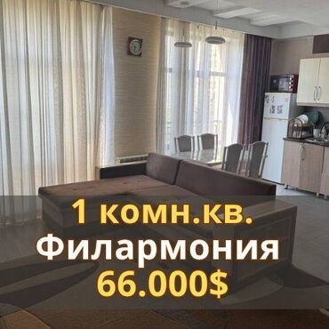 долгосрочная аренда квартир филармония: 1 бөлмө, 36 кв. м, Элитка, 4 кабат, Евроремонт