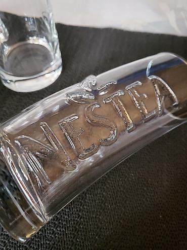 Čaše: Retro nove,krive case original Nestea-Nestle Svajcarska 2000te god — 17