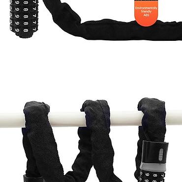 Велоаксессуары: Защитите свой велосипед с уникальным алюминиевым замком-комбинацией  — 8