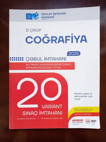 Velosipedlər: 2 ci qrup coğrafiya 20 sınaq.Təzə vəziyyətdədir, heç yazılmayıb,hər