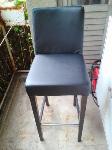 materijal za bastenske stolice: Bar, color - Black, New