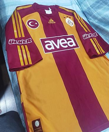 Kişi geyimləri: Futbolka, Adidas, L, rəng - Qırmızı — 5