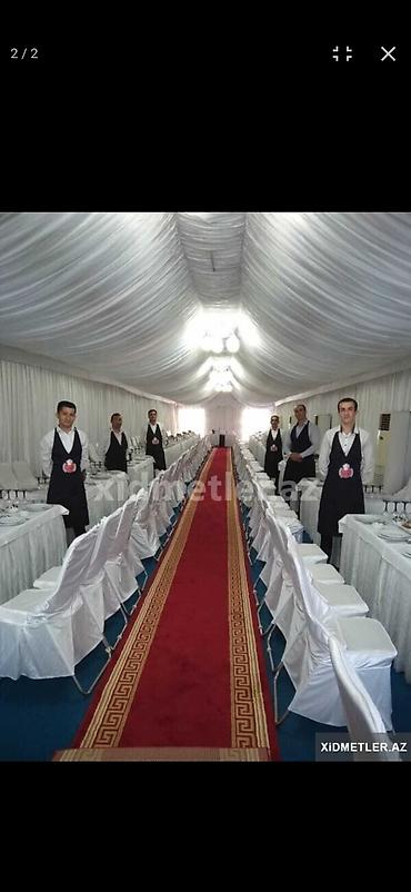 buffet: Kiraye cadir serviz  Xidmetler.  -istenilen olcude cadir(Vip standart) — 1