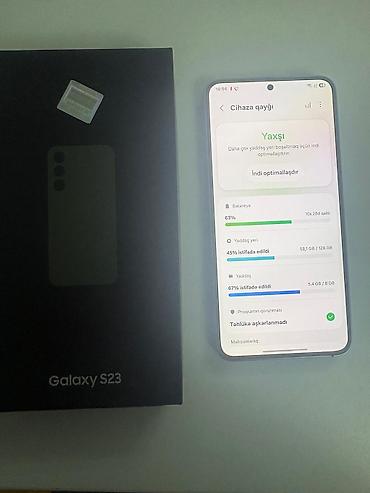 samsung 19: Samsung Galaxy S23, 128 GB, rəng - Yaşıl, Sensor, Barmaq izi, Simsiz şarj — 2