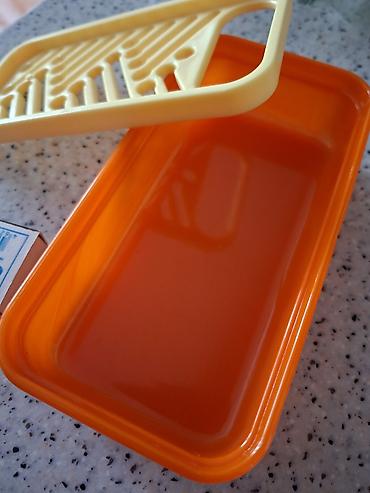 pendir: İki hissəli rəndəli konteyner - Material: möhkəm plastik - Rəng — 4