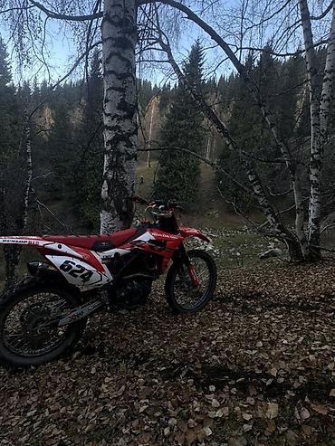 хонда эндуро: Эндуро/кросс мотоцикл Honda (стайлинг CRF) в красно-белой раскраске с — 2