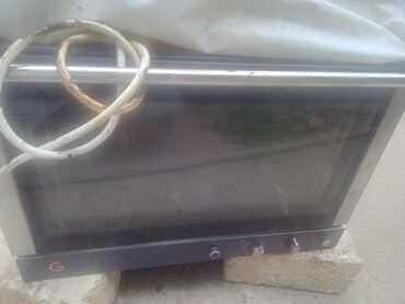 Plitələr və bişirmə panelləri: Duxovka Alev, Elektrik, rəng - Boz, Ayrıca dayanan, İşlənmiş