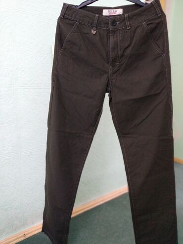 мужские классические брюки: Брюки M (EU 38), цвет - Коричневый