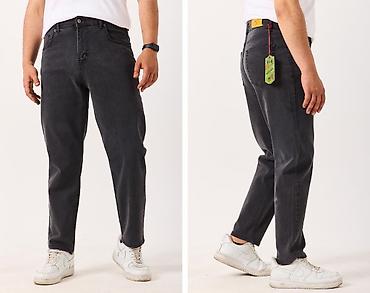 Джинсы: Мужские джинсы ROSSOJA - Посадка: средняя, классическая пятикарманная — 7