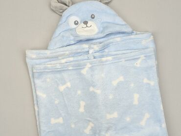Textile: PL - Towel 75 x 91, color - Light blue, condition - Very good