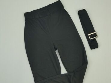 Trousers: Material trousers, XS (EU 34), condition - Good