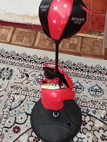 kids box: Детский боксёрский набор Sport Toys - Напольная груша на стойке с — 3