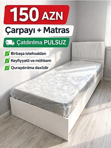 Çarpayılar: Çarpayı + Matras dəsti - Qiymət: 150 AZN - Çatdırılma: PULSUZ - — 1