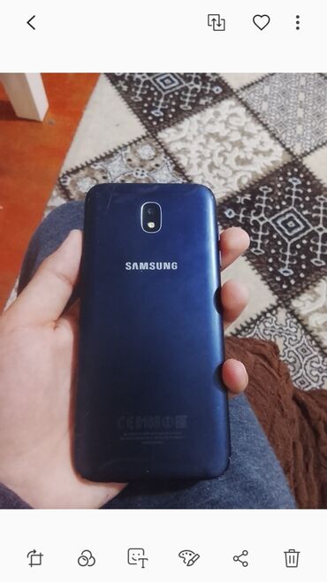 QAZ: Samsung Galaxy J5, 16 GB, rəng - Mavi, Düyməli, Barmaq izi, İki sim kartlı
