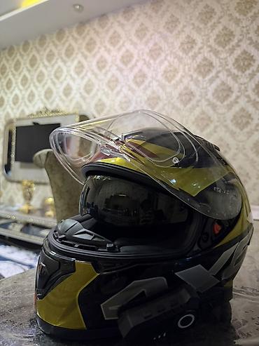 Moto dəbilqələr: AXOR tam üzlü motosiklet dəbilqəsi - Brend/model: AXOR (Chrometech — 5