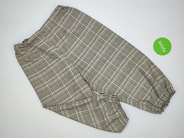 czarne cargo pull and bear: Spodnie materiałowe damskie, rozmiar XL — 2