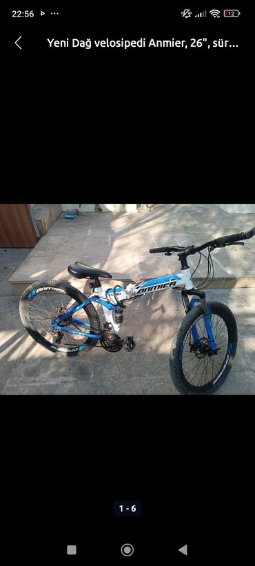 velospetlər: Dağ velosipedi Anmier, 26"