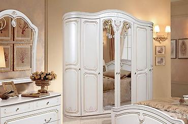 Спальные гарнитуры: Спальный гарнитур, Б/у, Двуспальная кровать, Белоруссия, МДФ, Самовывоз, цвет - Белый — 2