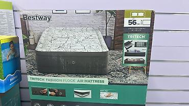 Надувные матрасы: Надувной матрас Bestway Tritech Fashion Flock - Размер: 203 × 152 × — 1