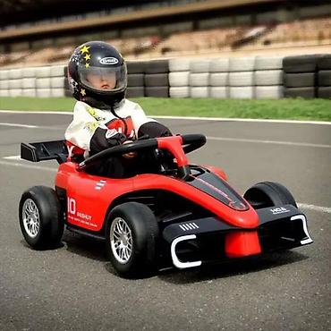 zmajko igracka: Dečiji električni trkački automobil – formula dizajn (crvena ili — 7