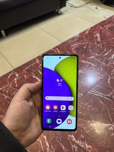 13 samsunq: Samsung Galaxy A52, 128 GB, rəng - Bənövşəyi, Face ID, İki sim kartlı, Sensor