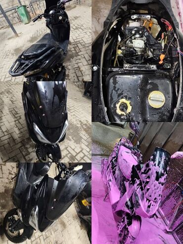 купить мотороллер муравей в бишкеке: Скутер/мопед городского типа, черный. По вложениям только реле