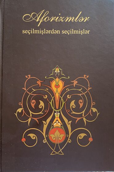 Kitablar, jurnallar, CD, DVD: Aforizimlər kitabı dünyanın görkəmli, tanınmış və ən bilici