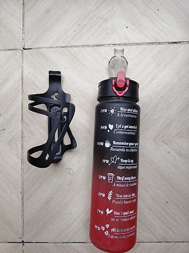 idman su qabı: Velosiped üçün 800mm su qabı metal saxlayıcı ilə birlikdə.Qiyməti 15 — 2