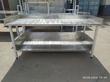 Другое оборудование для кафе, ресторанов: Мойки столы для мясного цеха стеллажи сушки для посуды материал  — 3