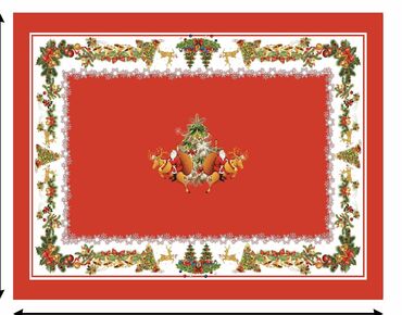 Ostalo: Novogodisnji Ukrasni Stolnjaci NOVO Vise Dezena AKCIJA Cene nisu — 18