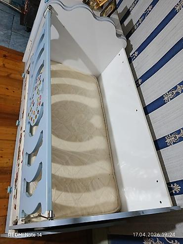 matras ortopedik: Uşaq beşiyi–transformer - Material: MDF/LDSP kombinasiyası, hamar və — 3