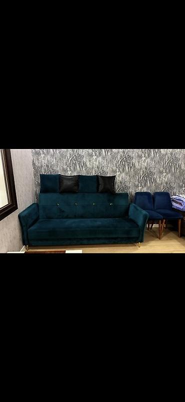 stil mebel: Divan-kravat, İşlənmiş, Açılan, Bazalı, Vеlur parça, Çatdırılma yoxdur — 2