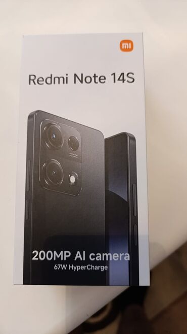 Xiaomi: Xiaomi Redmi Note 14, 256 GB, rəng - Qara, 
 Zəmanət, Sensor, Barmaq izi
