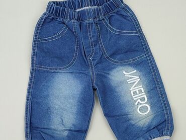 legginsy błyszczące calzedonia: Spodnie jeansowe, 9-12 m, stan - Bardzo dobry