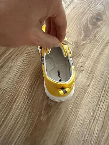 converse all star: Детские кеды (кроссовки) ярко‑жёлтого цвета, размер 30. - Застёжка — 3