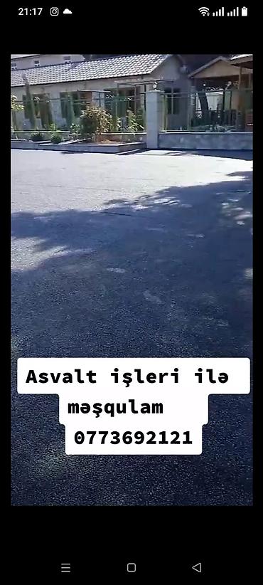 Döşəmə işləri: Asfalt işləri – peşəkar icra - Həyət, yol, dayanacaq, giriş-çıxış və — 2