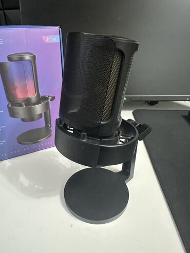 микрофон для пк: USB-микрофон Fifine AmpliGame A8 с RGB-подсветкой - Конденсаторный