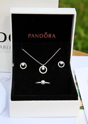 beauty: Жемчужный набор от Pandora🥰 Серебро 925 проба😍 Набор 4000 сом☺️ — 2