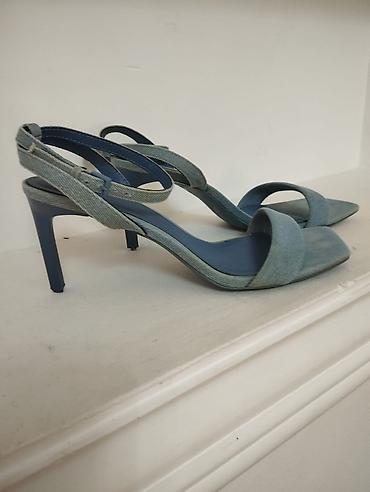 Tuflilər: Tuflilər, Ölçü: 38, rəng - Göy, İşlənmiş — 7