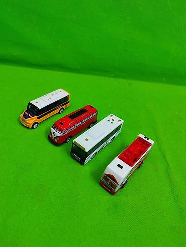 моделька: Автобус модельки металлические в комплекте игрушки🚌 Комплектация — 2