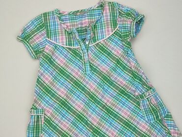 sukienka koszulowa w krate: Sukienka, Lindex, 9 lat, 128-134 cm, stan - Bardzo dobry