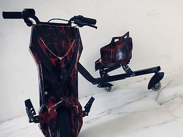 Другой электротранспорт: Электрический дрифт‑трюйсик (drift trike) с передним приводным колесом — 8