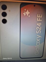 куплю аварийных машину: Samsung Galaxy S24 FE, Колдонулган, 128 ГБ, түсү - Көгүлтүр, 2 SIM