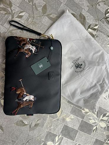 кожаный чехол: Чехол-клатч для ноутбука/планшета Santa Barbara Polo & Racquet — 1