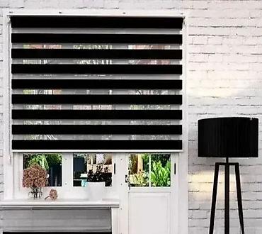 vatromet u obliku srca: Crna zebra zavesa 60x200cm. crna zebra zavesa 60x200cm zebra rolo — 1